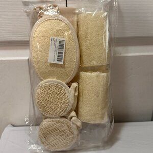 Natural Shower Loofah Eco-Friendly Egyptian Sponge 11Packs